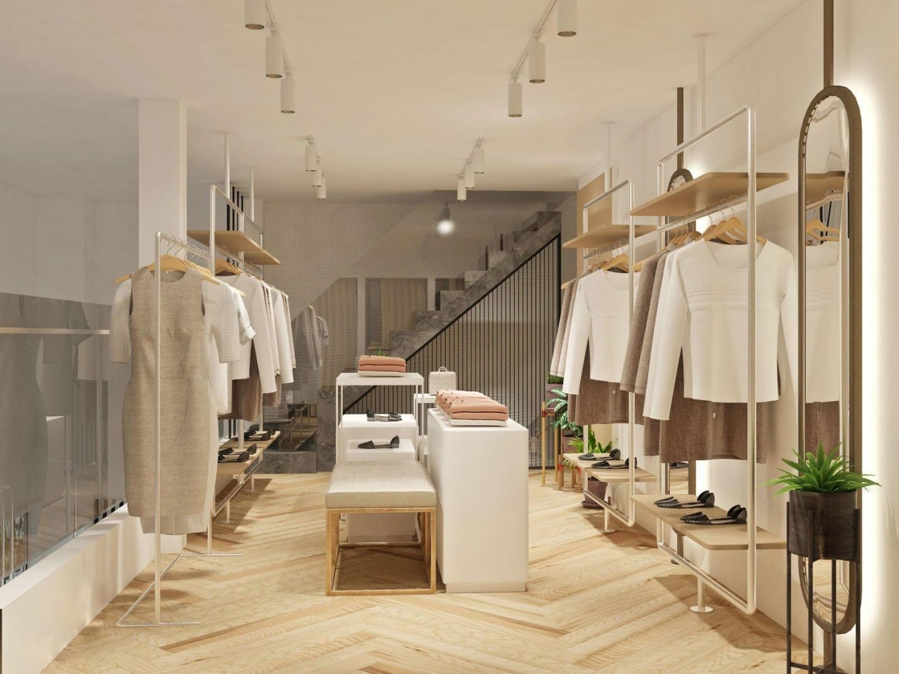 Luca Group – Thiết kế thi công shop quần áo cửa hàng thời trang tại Vinh Hà Tĩnh