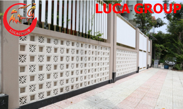 Hàng Rào Bê Tông Nhiều Mẫu Đẹp Năm 2022 | Luca Group